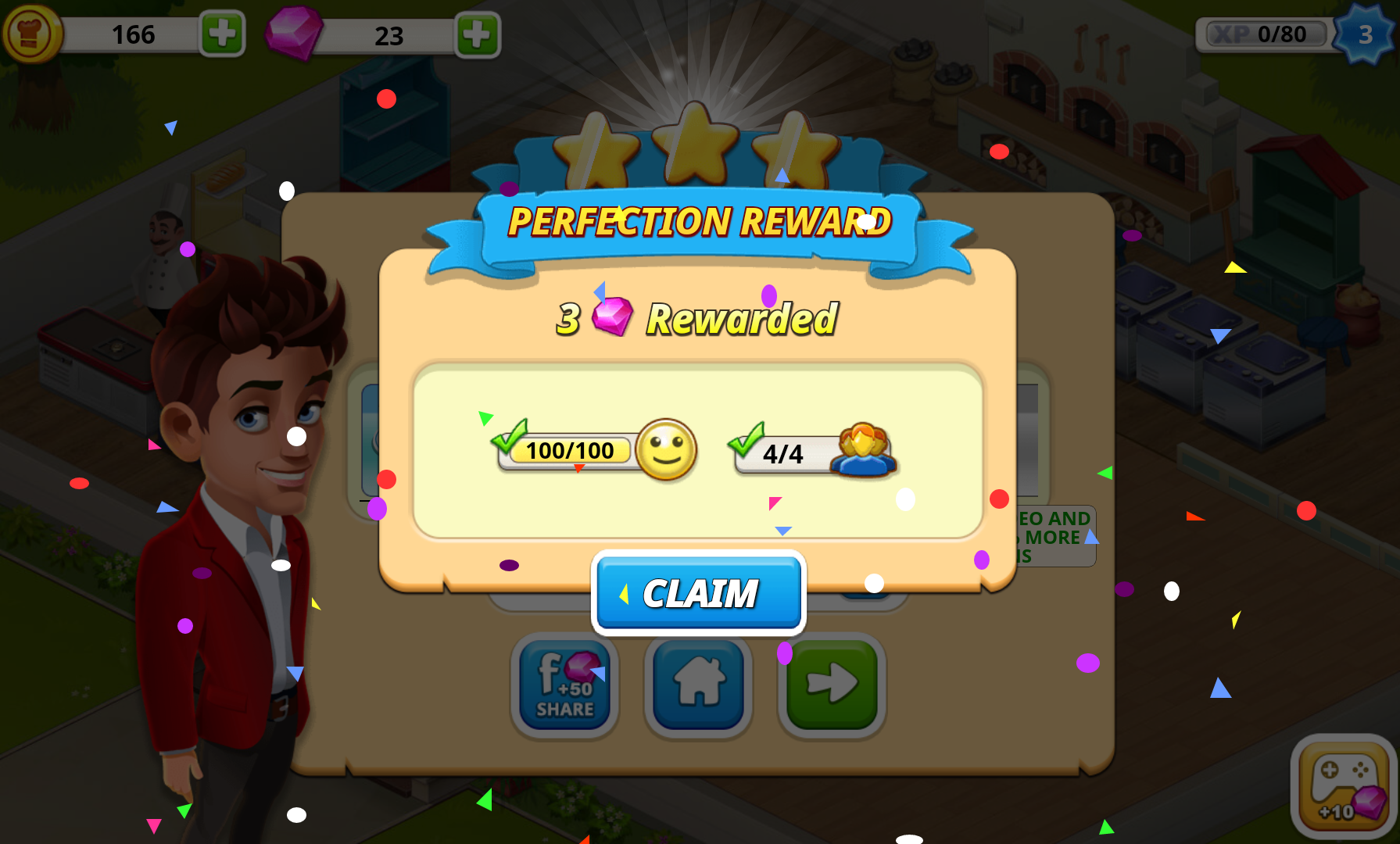 Cafe Tycoon event system