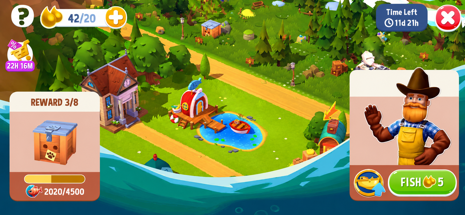 Fishing monetization