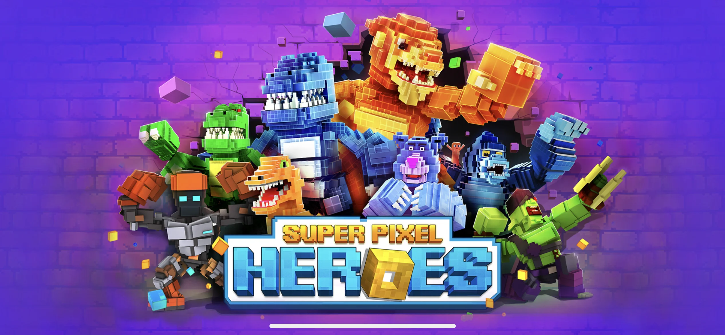 Super Pixel Heroes key art
