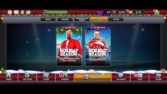Event results
